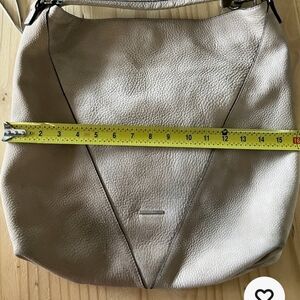 Rebecca Minkoff Tan Pebbled Leather Hobo Shoulder Bag EUC